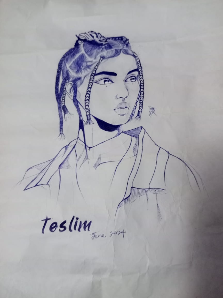 Artist: Taslim Adegbola Kazeem
Photo is taken by Mojirayo Ogunlana